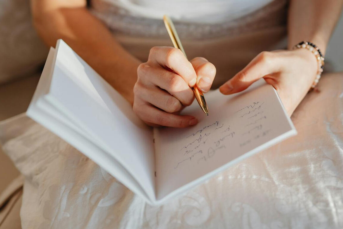 girl with braids smiling